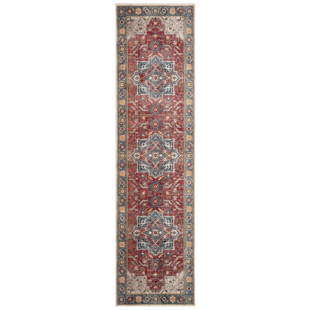 SAFAVIEH Vintage Persian Collection VTP478Q Red/Blue Rug Image 3