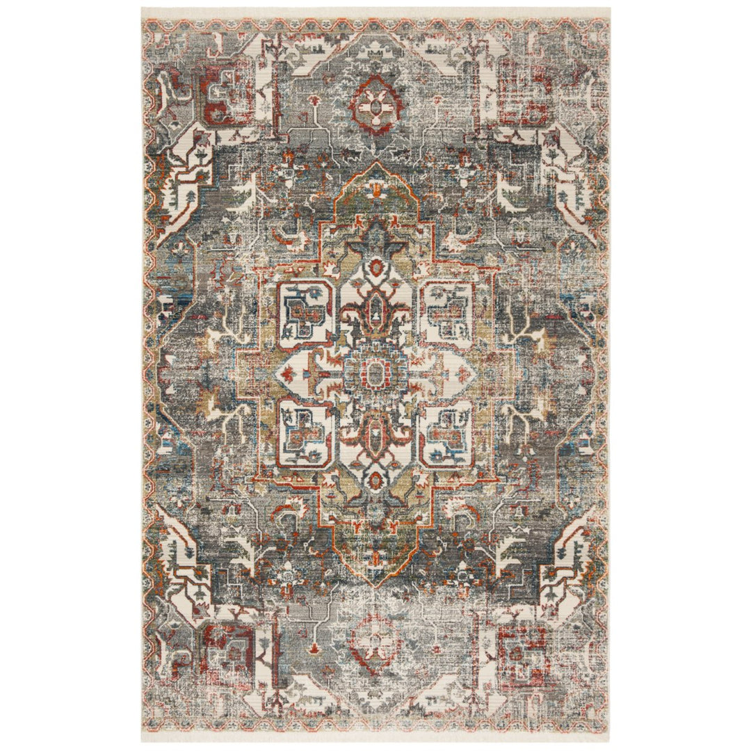 SAFAVIEH Vintage Persian VTP475H Charcoal / Olive Rug Image 1