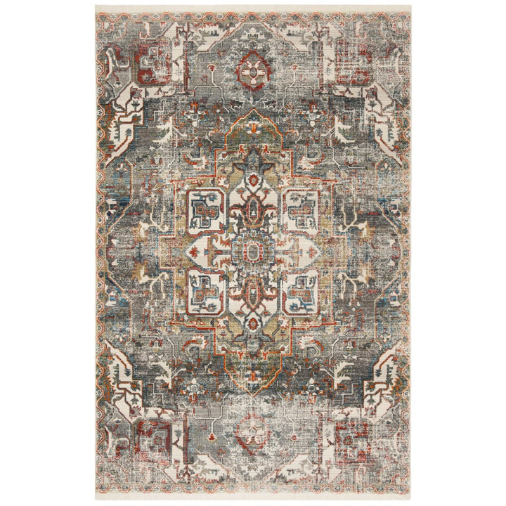 SAFAVIEH Vintage Persian VTP475H Charcoal / Olive Rug Image 1