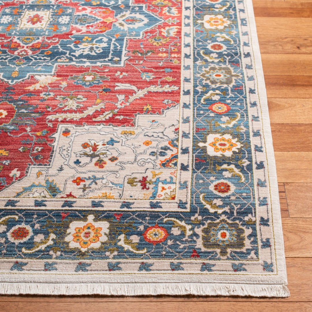 SAFAVIEH Vintage Persian Collection VTP478Q Red/Blue Rug Image 4