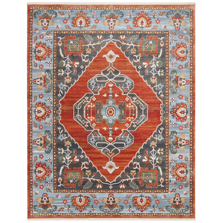 SAFAVIEH Vintage Persian VTP482P Rust / Blue Rug Image 1