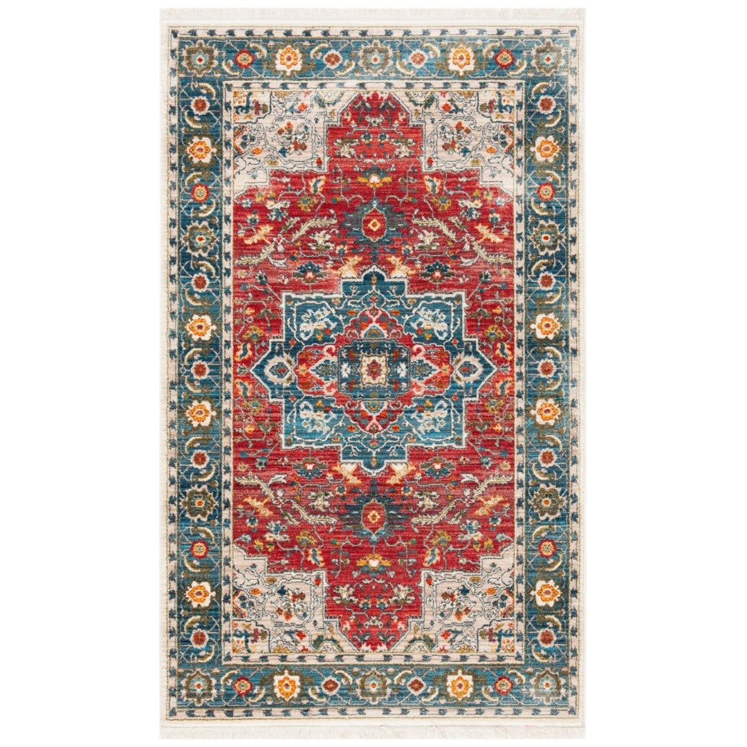 SAFAVIEH Vintage Persian Collection VTP478Q Red/Blue Rug Image 7