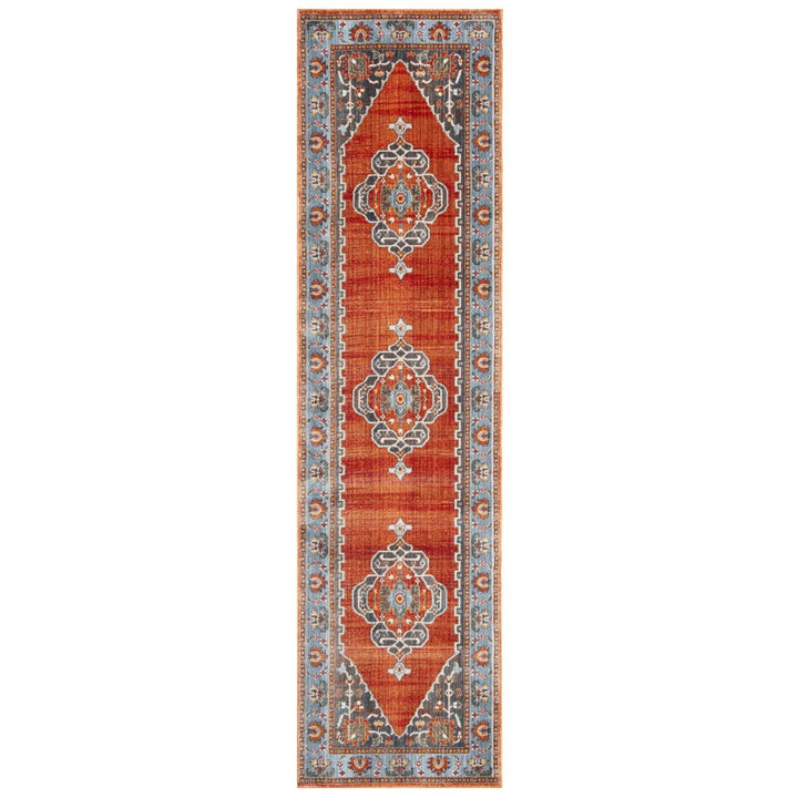 SAFAVIEH Vintage Persian VTP482P Rust / Blue Rug Image 3