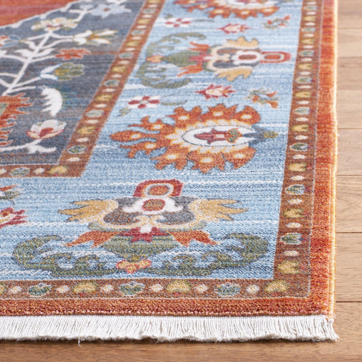 SAFAVIEH Vintage Persian VTP482P Rust / Blue Rug Image 4