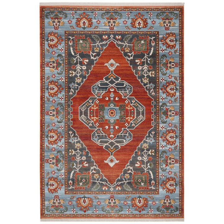 SAFAVIEH Vintage Persian VTP482P Rust / Blue Rug Image 5