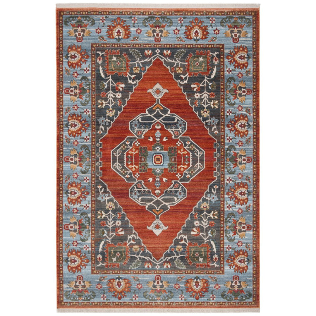 SAFAVIEH Vintage Persian VTP482P Rust / Blue Rug Image 1