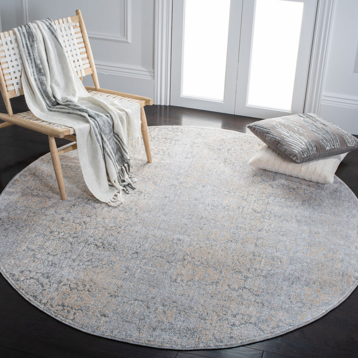 SAFAVIEH Webster Collection WBS312G Grey / Beige Rug Image 2