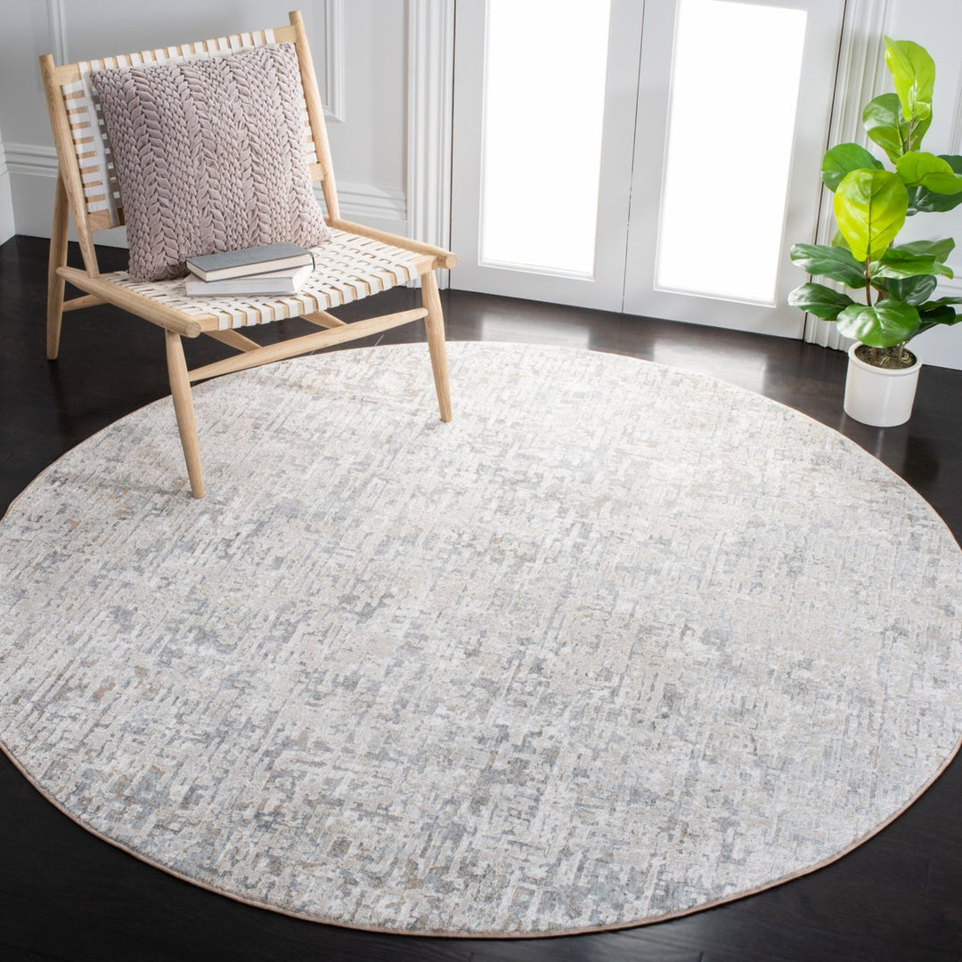 SAFAVIEH Webster Collection WBS310G Grey / Beige Rug Image 2