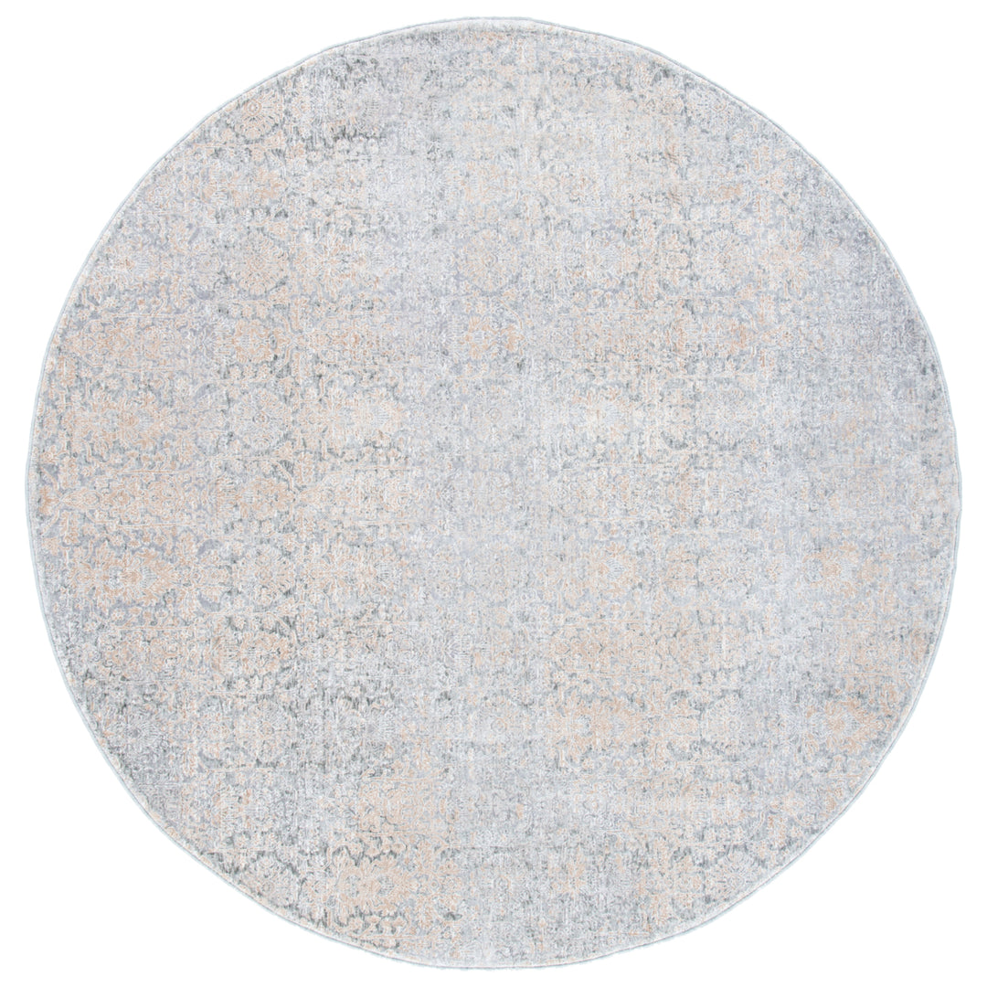 SAFAVIEH Webster Collection WBS312G Grey / Beige Rug Image 4