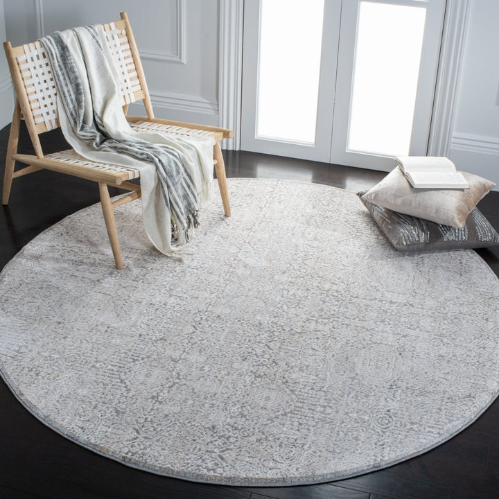 SAFAVIEH Webster Collection WBS316G Grey / Beige Rug Image 2