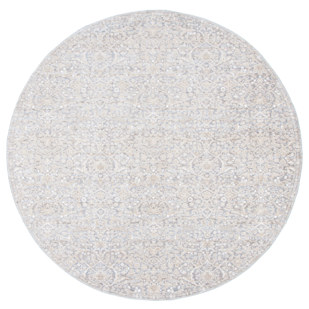 SAFAVIEH Webster Collection WBS314G Grey / Beige Rug Image 4