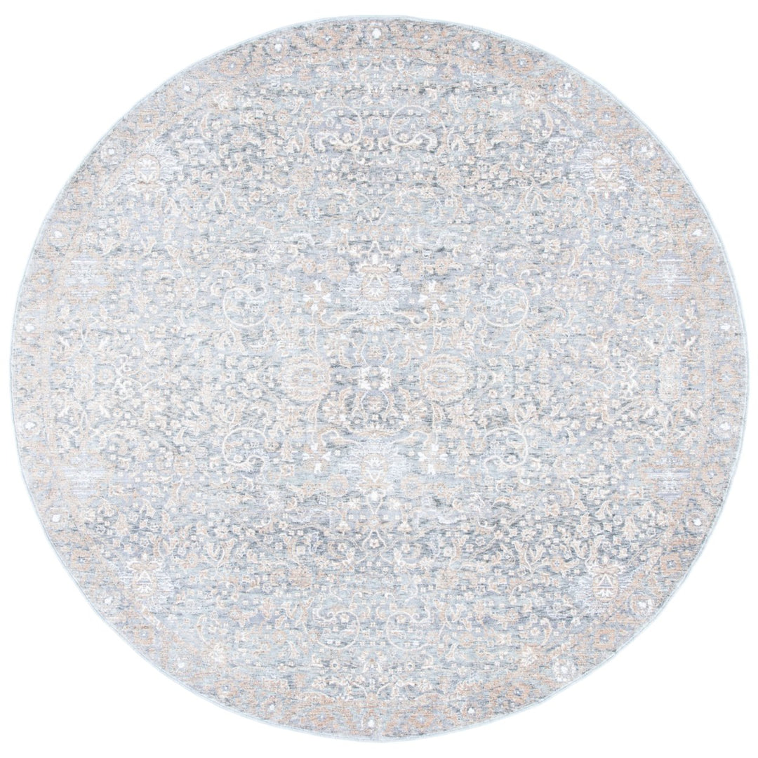 SAFAVIEH Webster Collection WBS318G Grey / Beige Rug Image 4