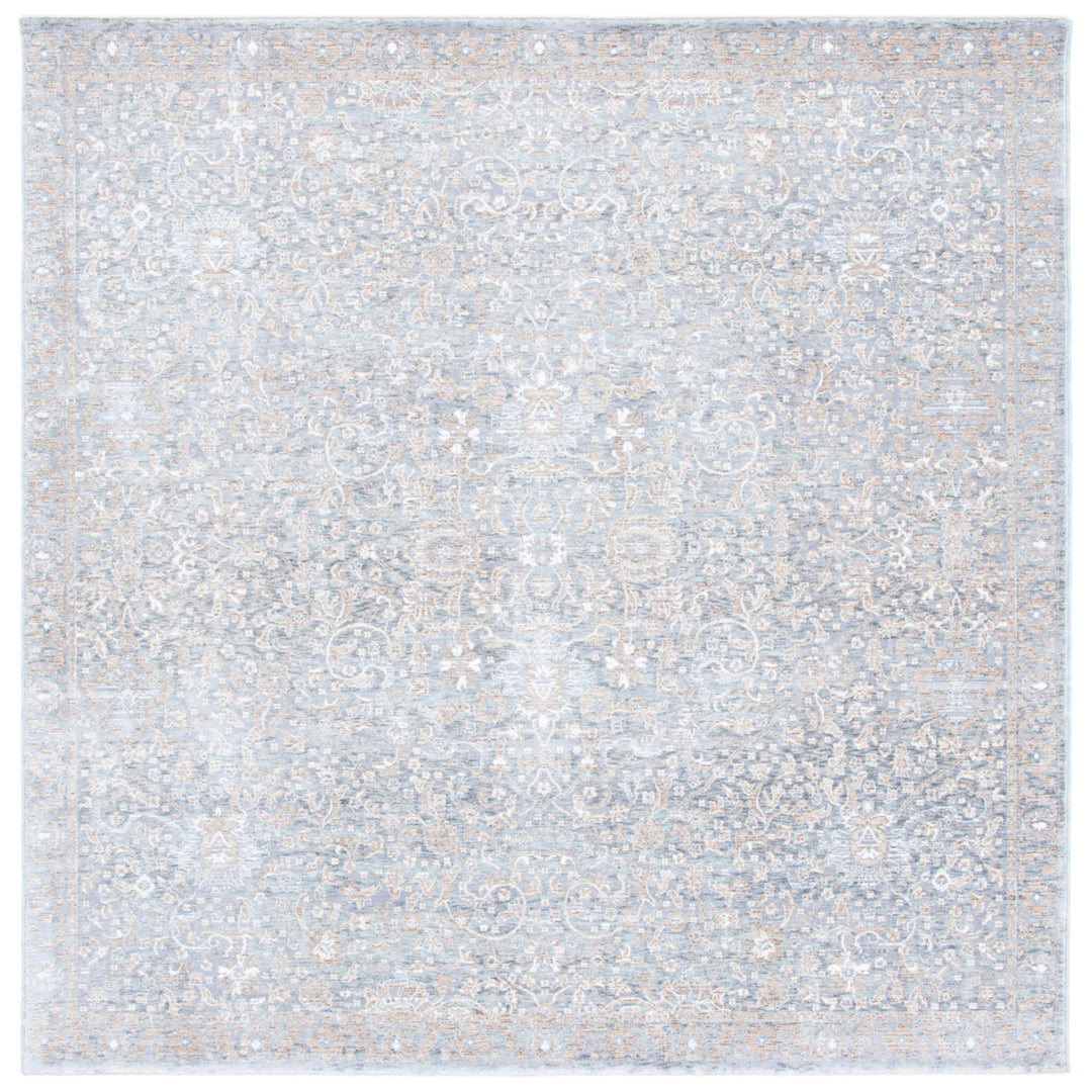 SAFAVIEH Webster Collection WBS318G Grey / Beige Rug Image 6