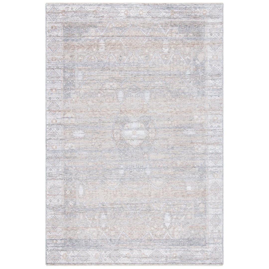 SAFAVIEH Webster Collection WBS328G Grey / Beige Rug Image 1