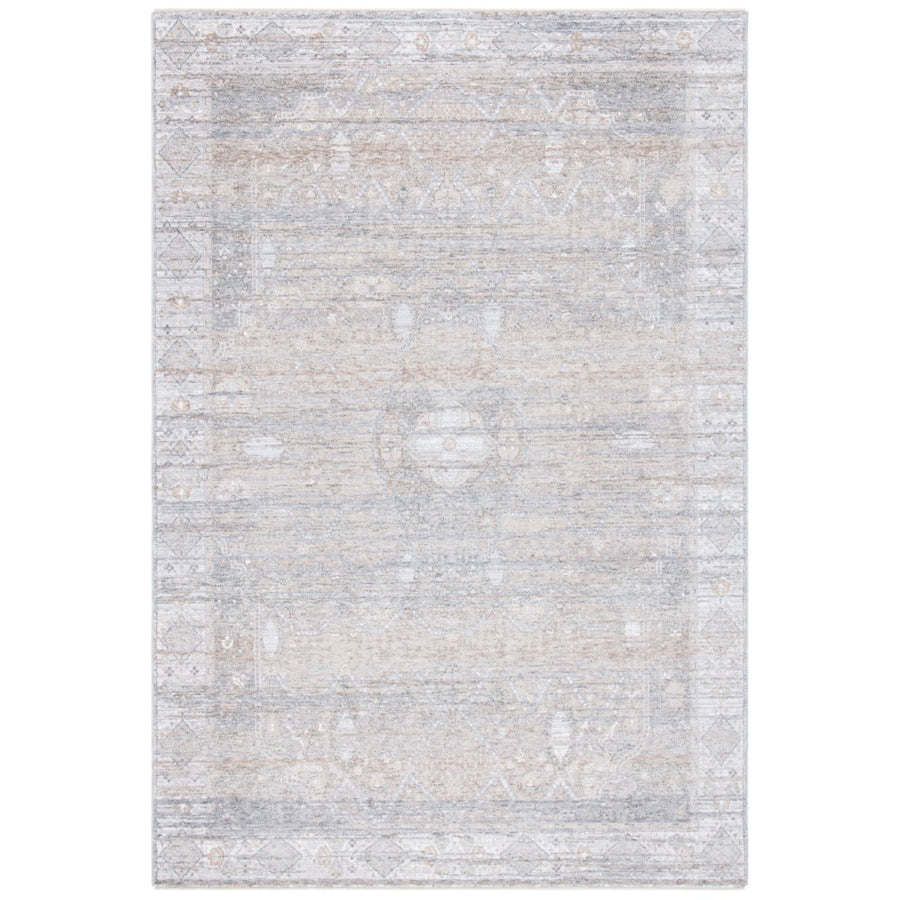 SAFAVIEH Webster Collection WBS328G Grey / Beige Rug Image 1