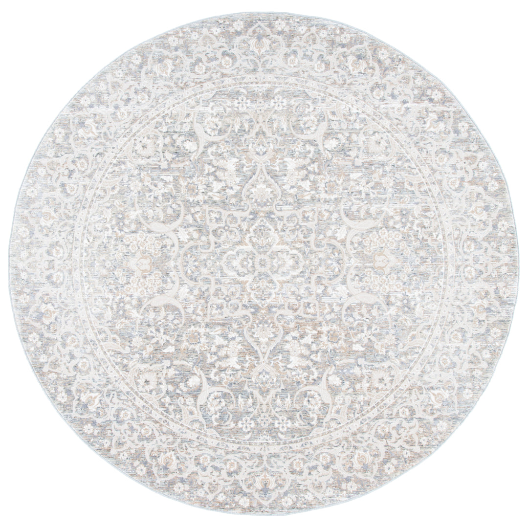 SAFAVIEH Webster Collection WBS324G Grey / Beige Rug Image 4