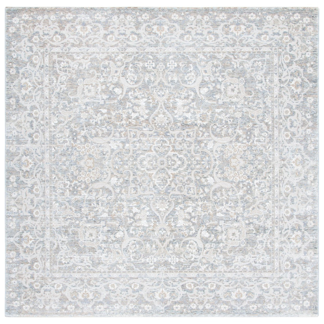 SAFAVIEH Webster Collection WBS324G Grey / Beige Rug Image 1