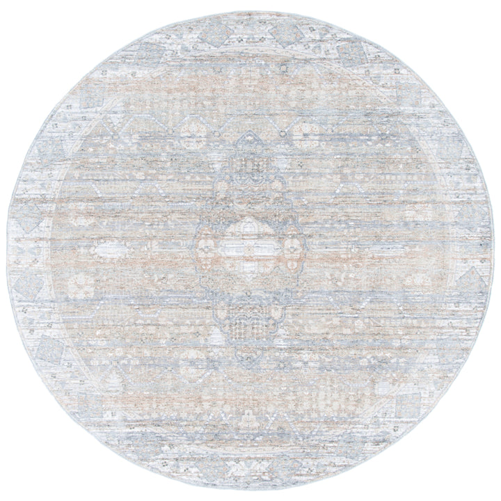 SAFAVIEH Webster Collection WBS328G Grey / Beige Rug Image 4