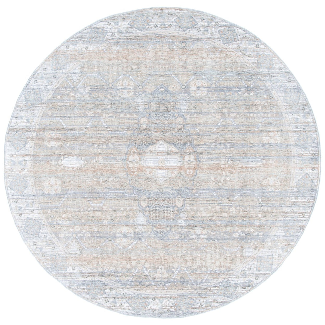 SAFAVIEH Webster Collection WBS328G Grey / Beige Rug Image 1