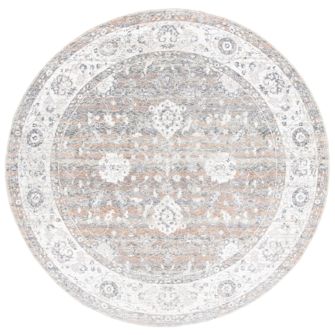 SAFAVIEH Webster Collection WBS326G Grey / Beige Rug Image 1