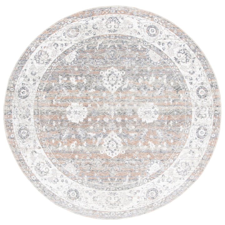 SAFAVIEH Webster Collection WBS326G Grey / Beige Rug Image 1