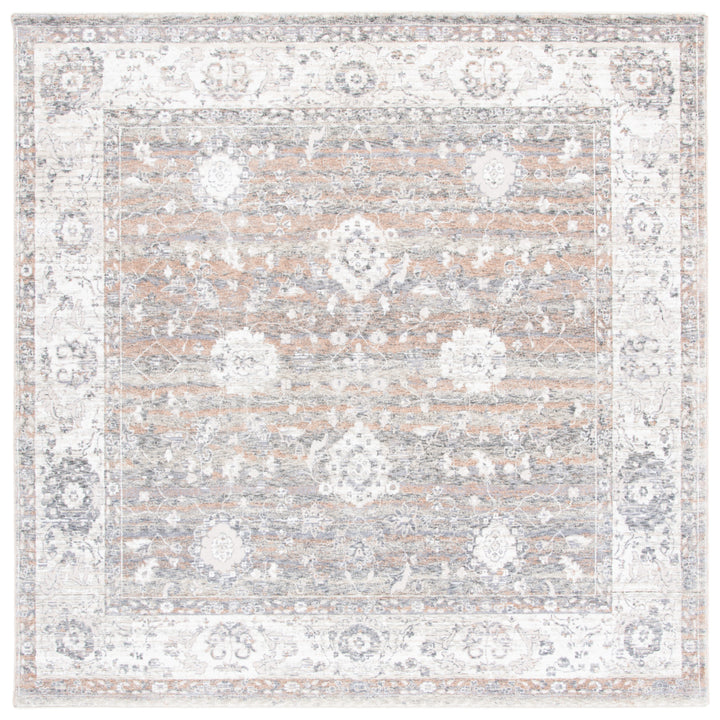 SAFAVIEH Webster Collection WBS326G Grey / Beige Rug Image 6