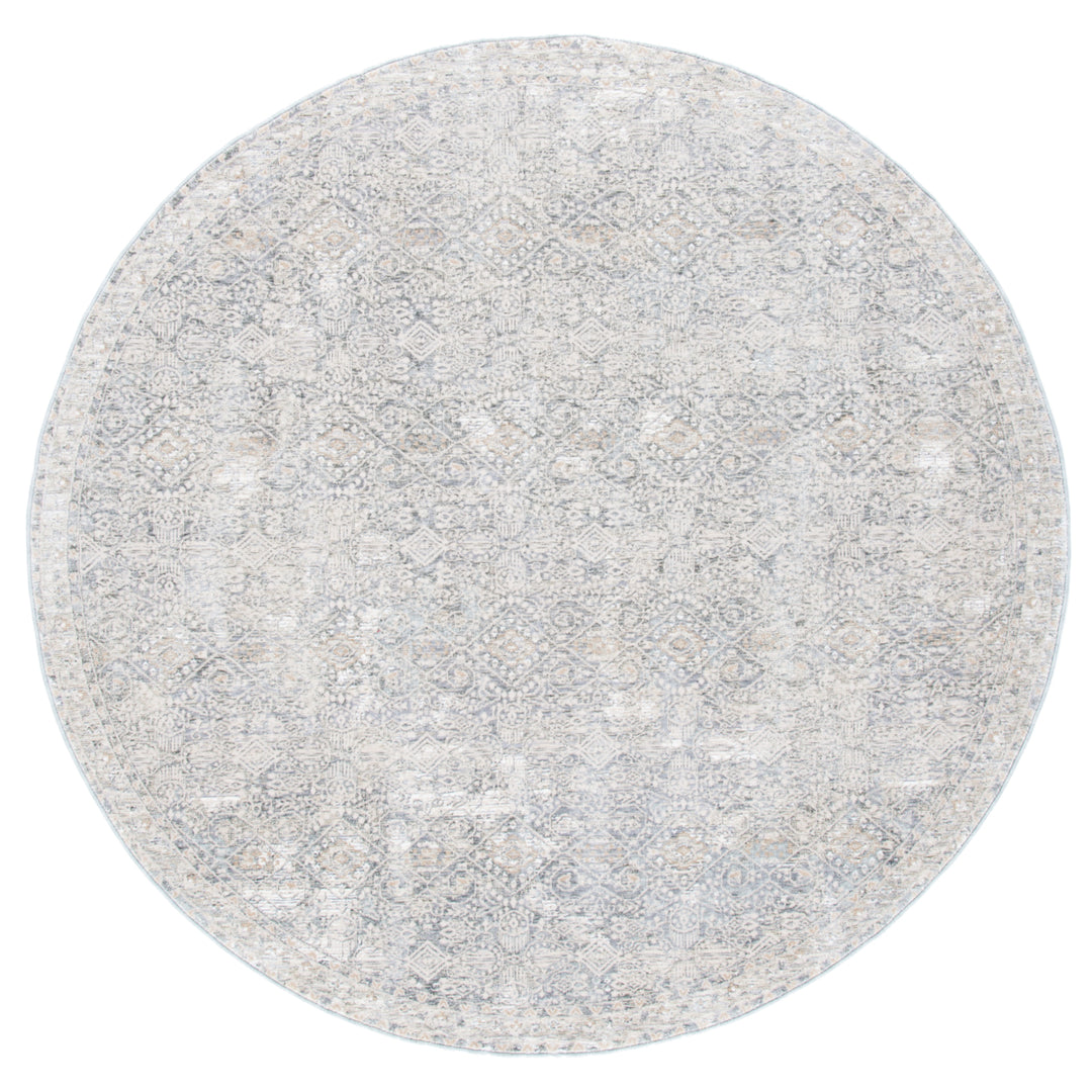 SAFAVIEH Webster Collection WBS334G Grey / Beige Rug Image 4