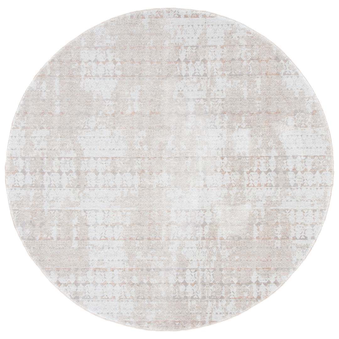 SAFAVIEH Webster Collection WBS338B Beige / Grey Rug Image 3