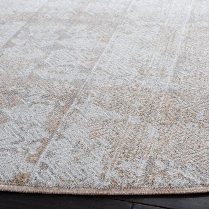 SAFAVIEH Webster Collection WBS338B Beige / Grey Rug Image 4