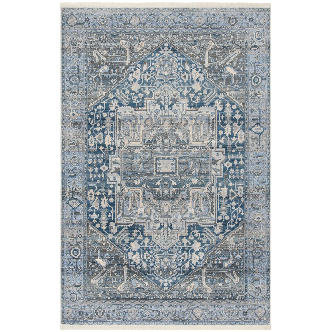 Safavieh VTP474H Vintage Persian Charcoal / Blue Image 1