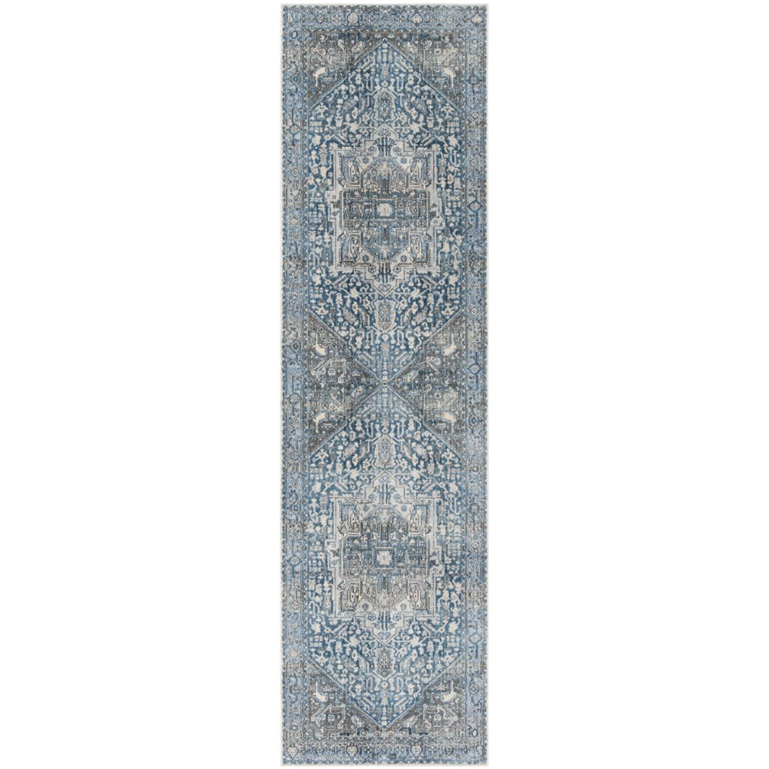 Safavieh VTP474H Vintage Persian Charcoal / Blue Image 1