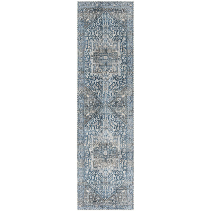 Safavieh VTP474H Vintage Persian Charcoal / Blue Image 1