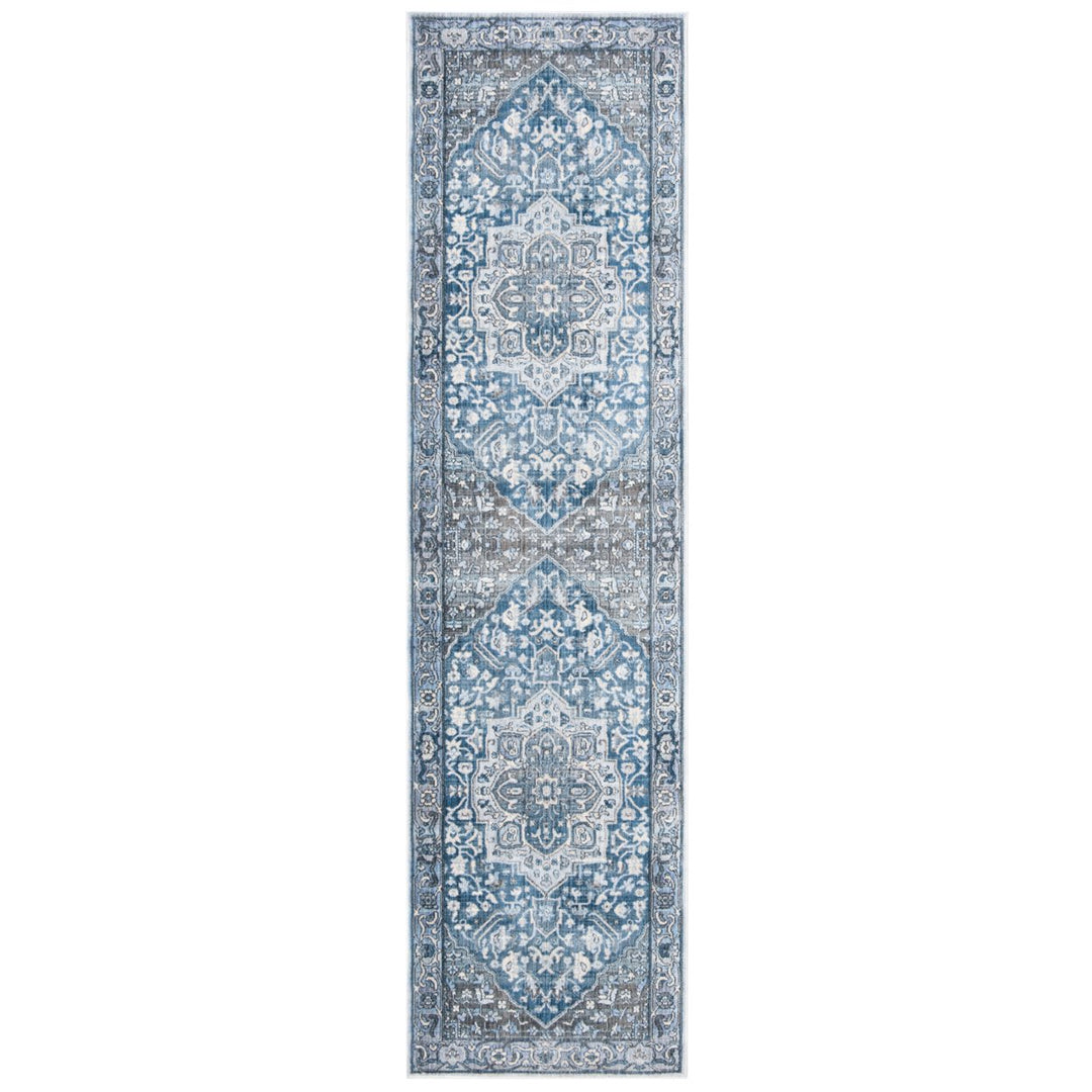 SAFAVIEH Vintage Persian VTP479H Charcoal / Blue Rug Image 1