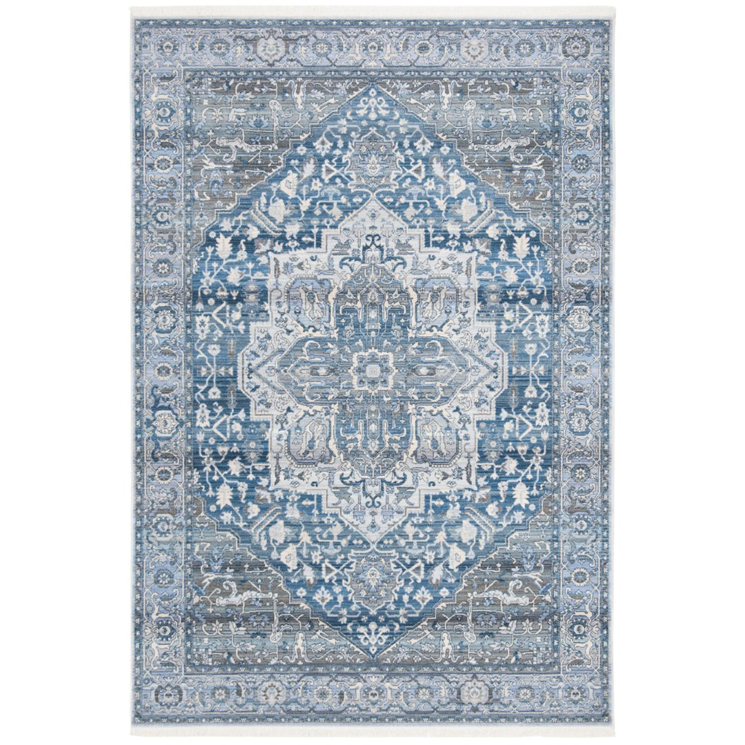 SAFAVIEH Vintage Persian VTP479H Charcoal / Blue Rug Image 1