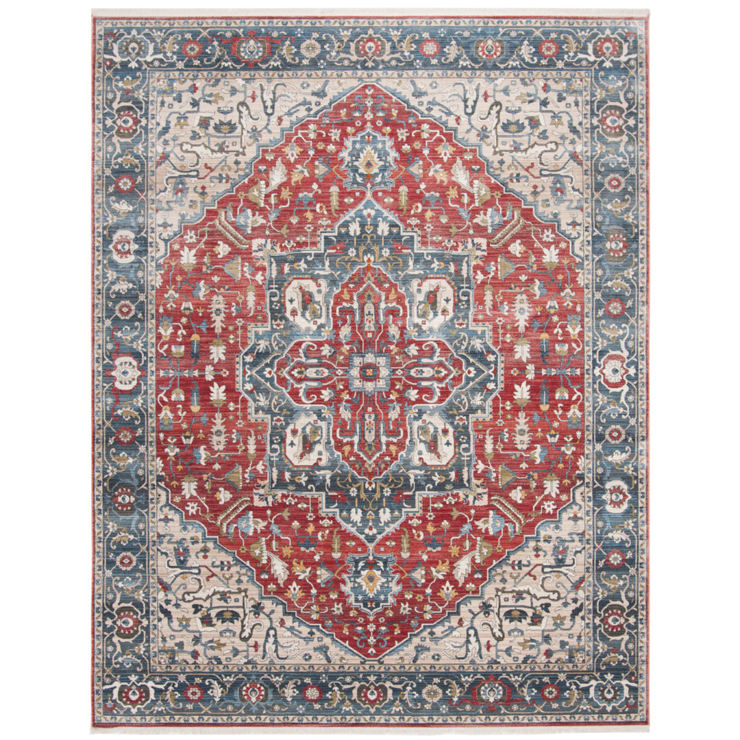 SAFAVIEH Vintage Persian Collection VTP479M Red/Blue Rug Image 1