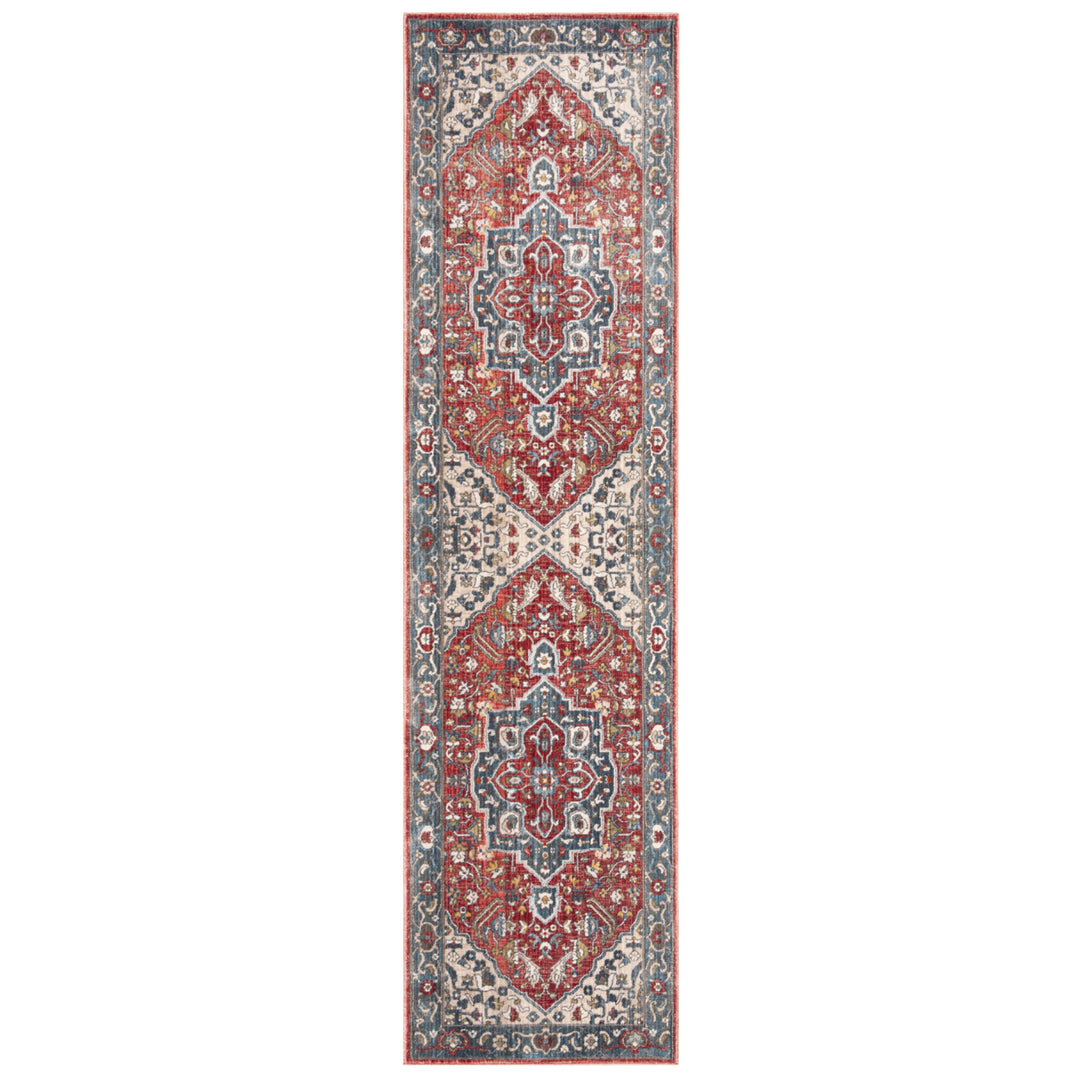 SAFAVIEH Vintage Persian Collection VTP479M Red/Blue Rug Image 3