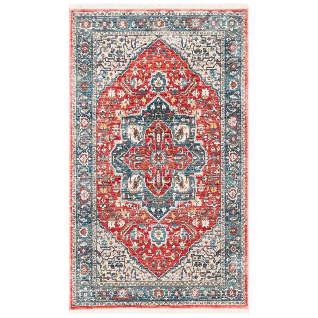 SAFAVIEH Vintage Persian Collection VTP479M Red/Blue Rug Image 7