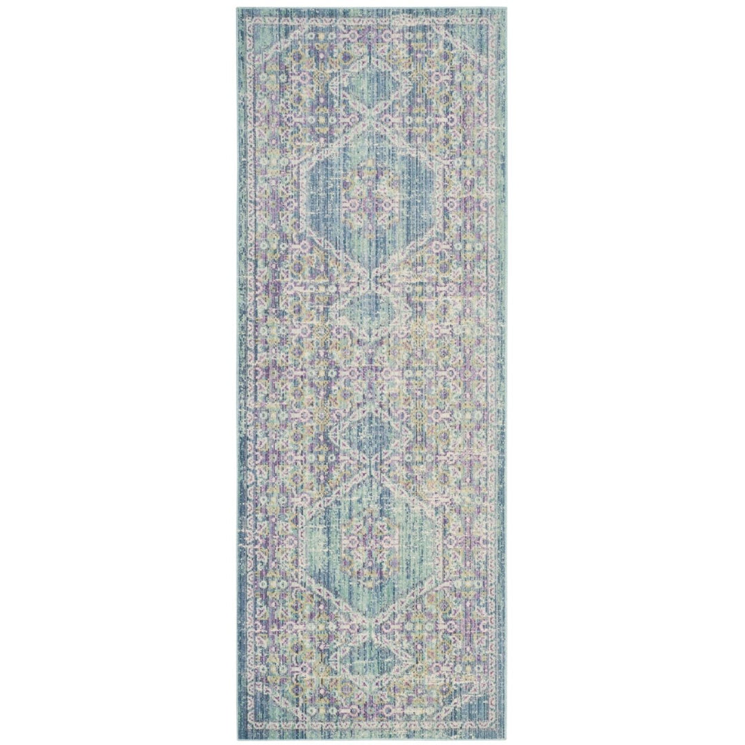 SAFAVIEH Windsor Collection WDS311S Spa / Fuchsia Rug Image 8