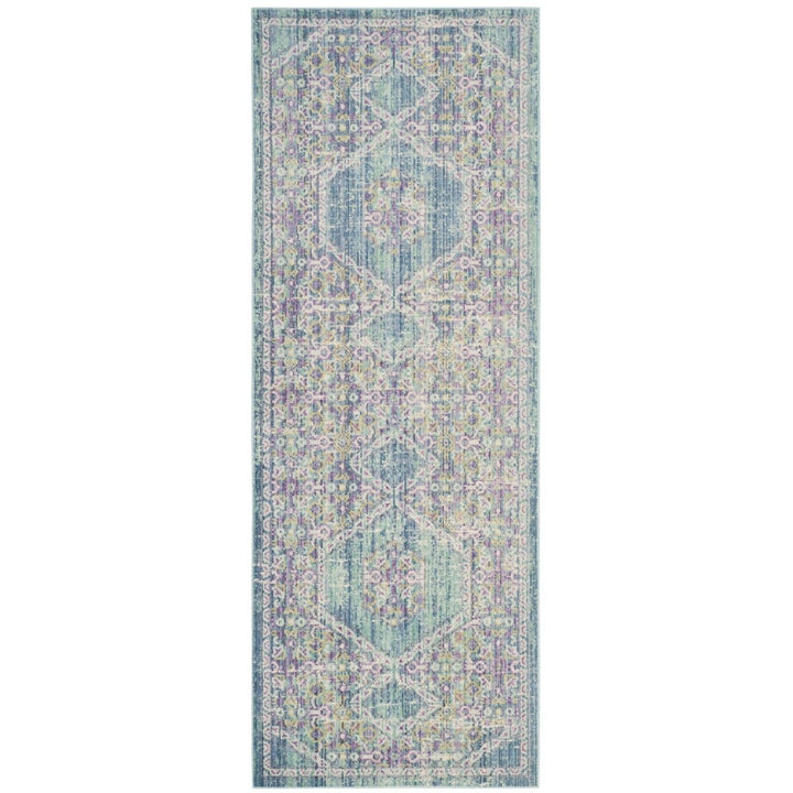 SAFAVIEH Windsor Collection WDS311S Spa / Fuchsia Rug Image 8