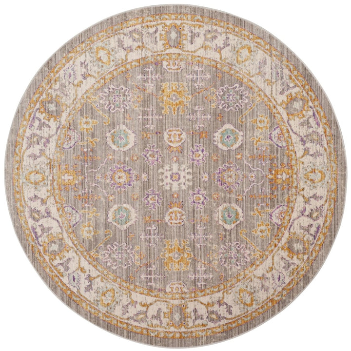 SAFAVIEH Windsor Collection WDS313G Grey / Cream Rug Image 3