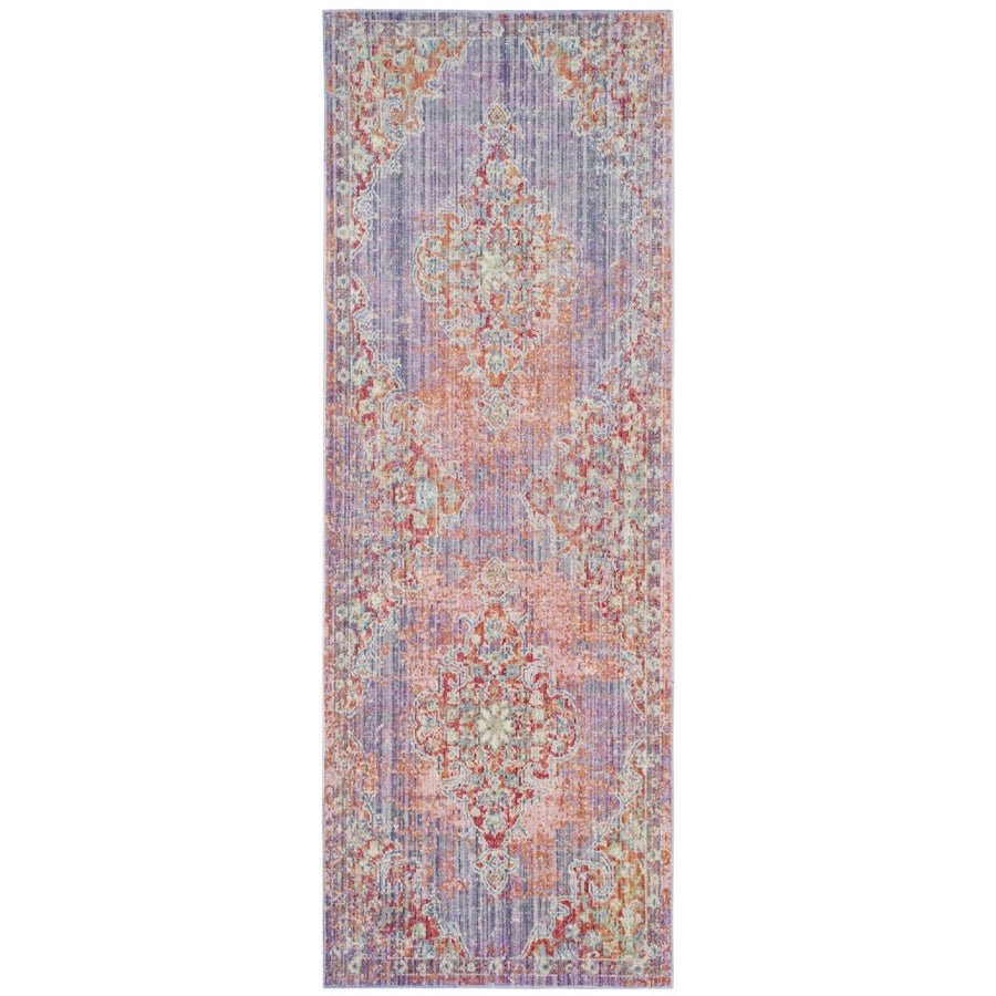 SAFAVIEH Windsor Collection WDS317F Lavender / Fuchsia Rug Image 1