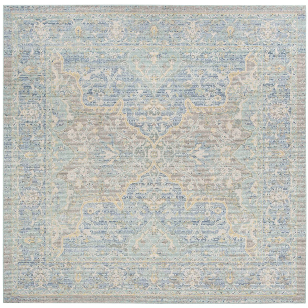 SAFAVIEH Windsor Collection WDS319H Seafoam / Blue Rug Image 3