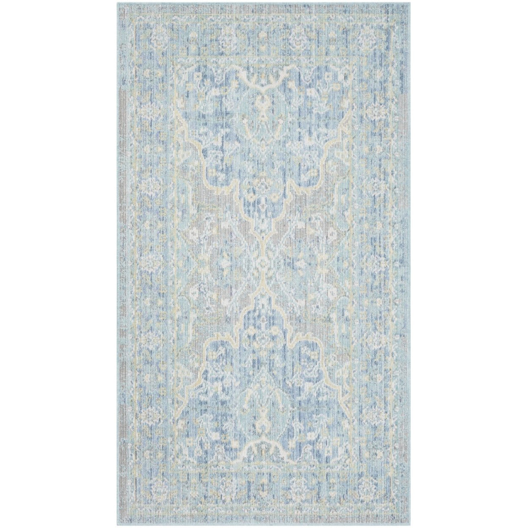 SAFAVIEH Windsor Collection WDS319H Seafoam / Blue Rug Image 5