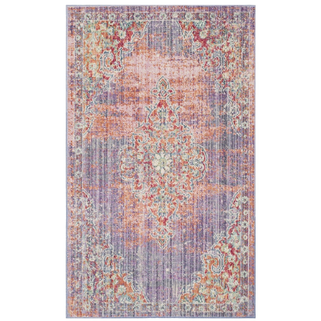 SAFAVIEH Windsor Collection WDS317F Lavender / Fuchsia Rug Image 6