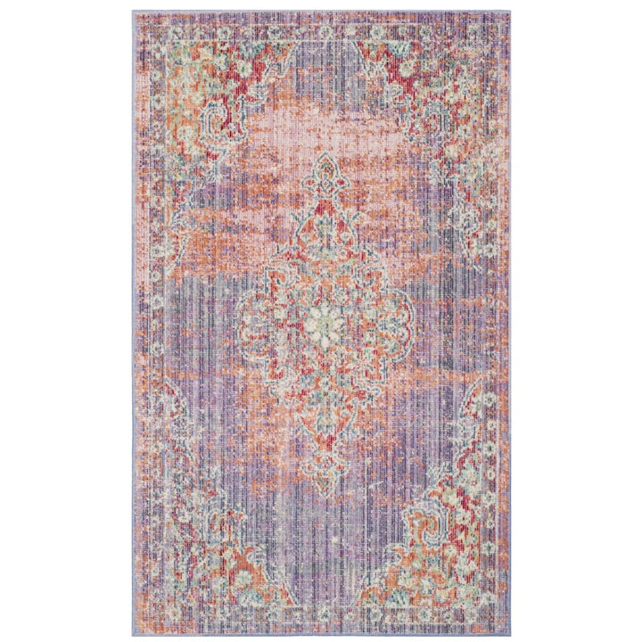 SAFAVIEH Windsor Collection WDS317F Lavender / Fuchsia Rug Image 6