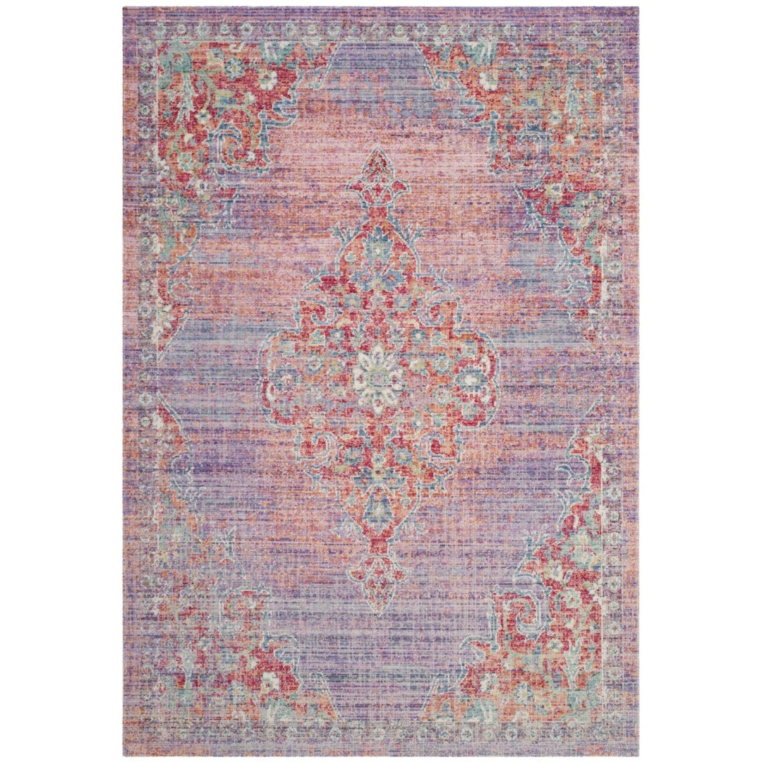 SAFAVIEH Windsor Collection WDS317F Lavender / Fuchsia Rug Image 7