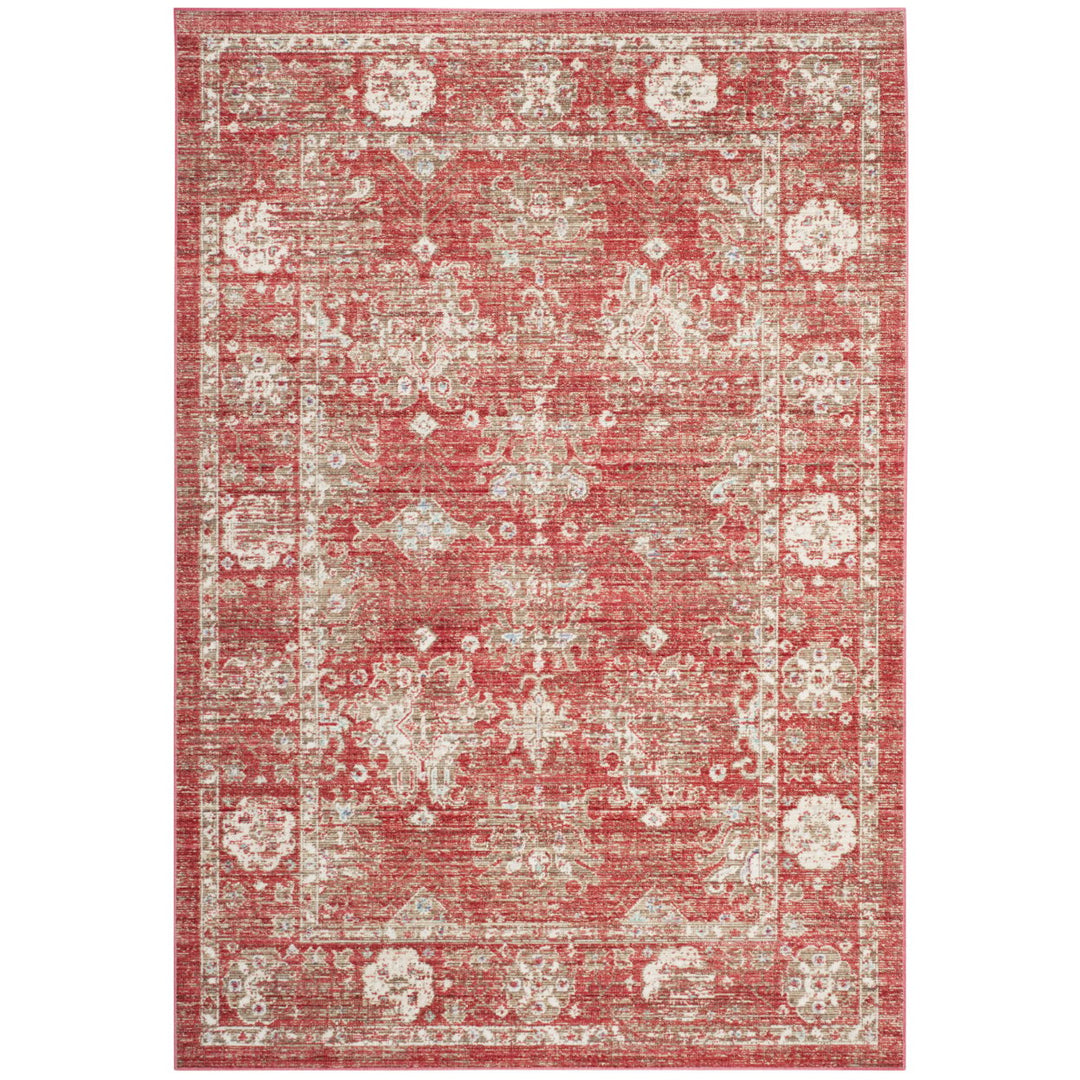 SAFAVIEH Windsor Collection WDS339N Red / Ivory Rug Image 8