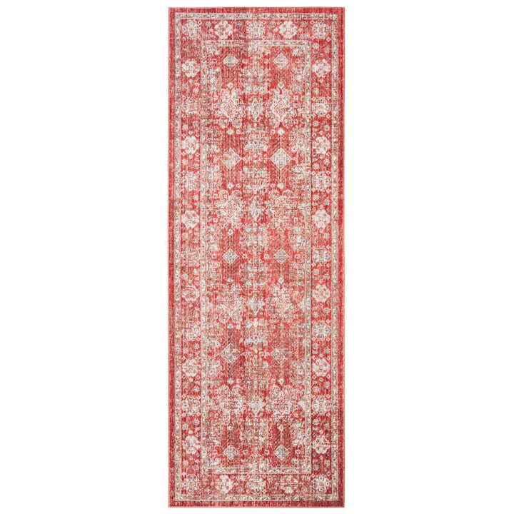 SAFAVIEH Windsor Collection WDS339N Red / Ivory Rug Image 9