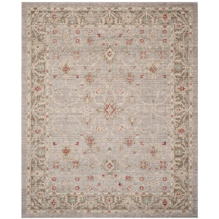 SAFAVIEH Windsor Collection WDS323T Light Grey / Brown Rug Image 1