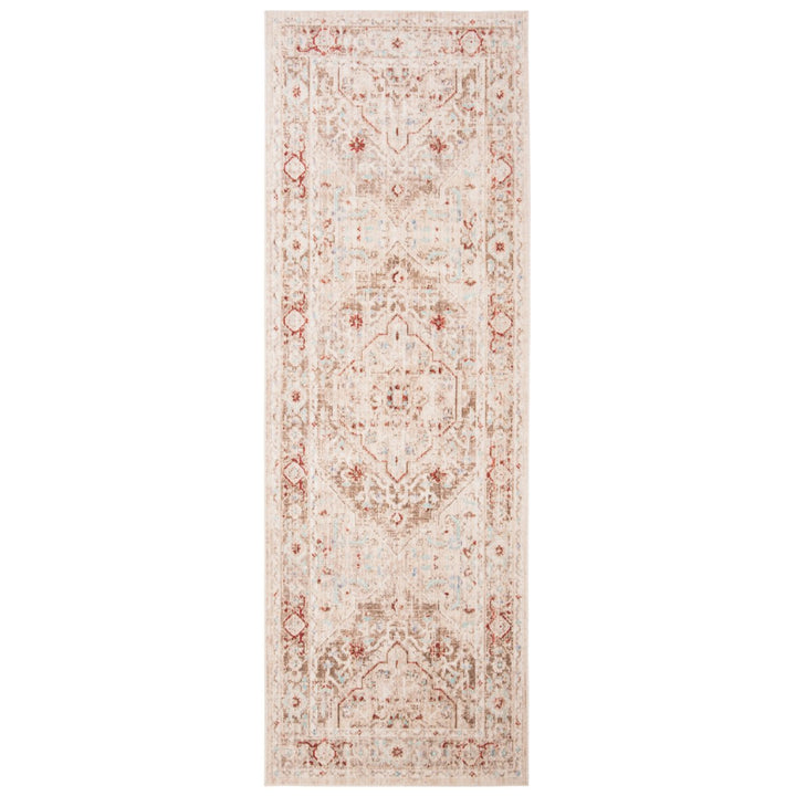 SAFAVIEH Windsor Collection WDS327G Ivory / Brown Rug Image 1